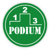 123 podium logo